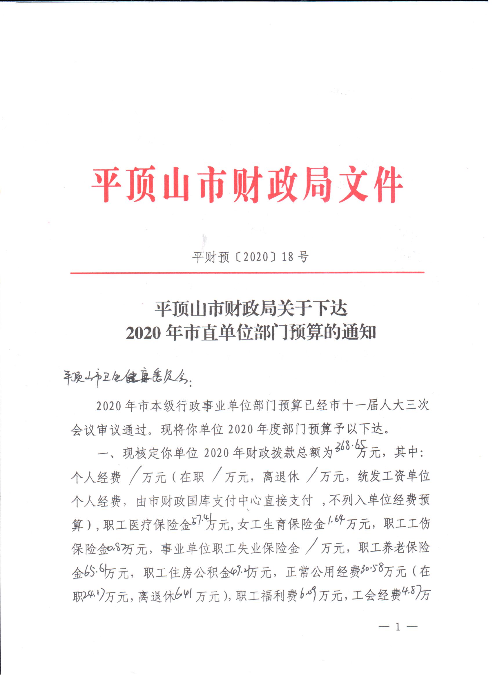 平顶山市卫健委2020年预算（含委机关、市计生协会、市计生宣教所、市医学会）.jpg
